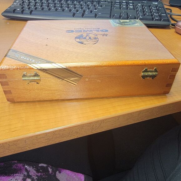 Olmec Empty Wood Cigar Box‎ - Picture 6 of 7
